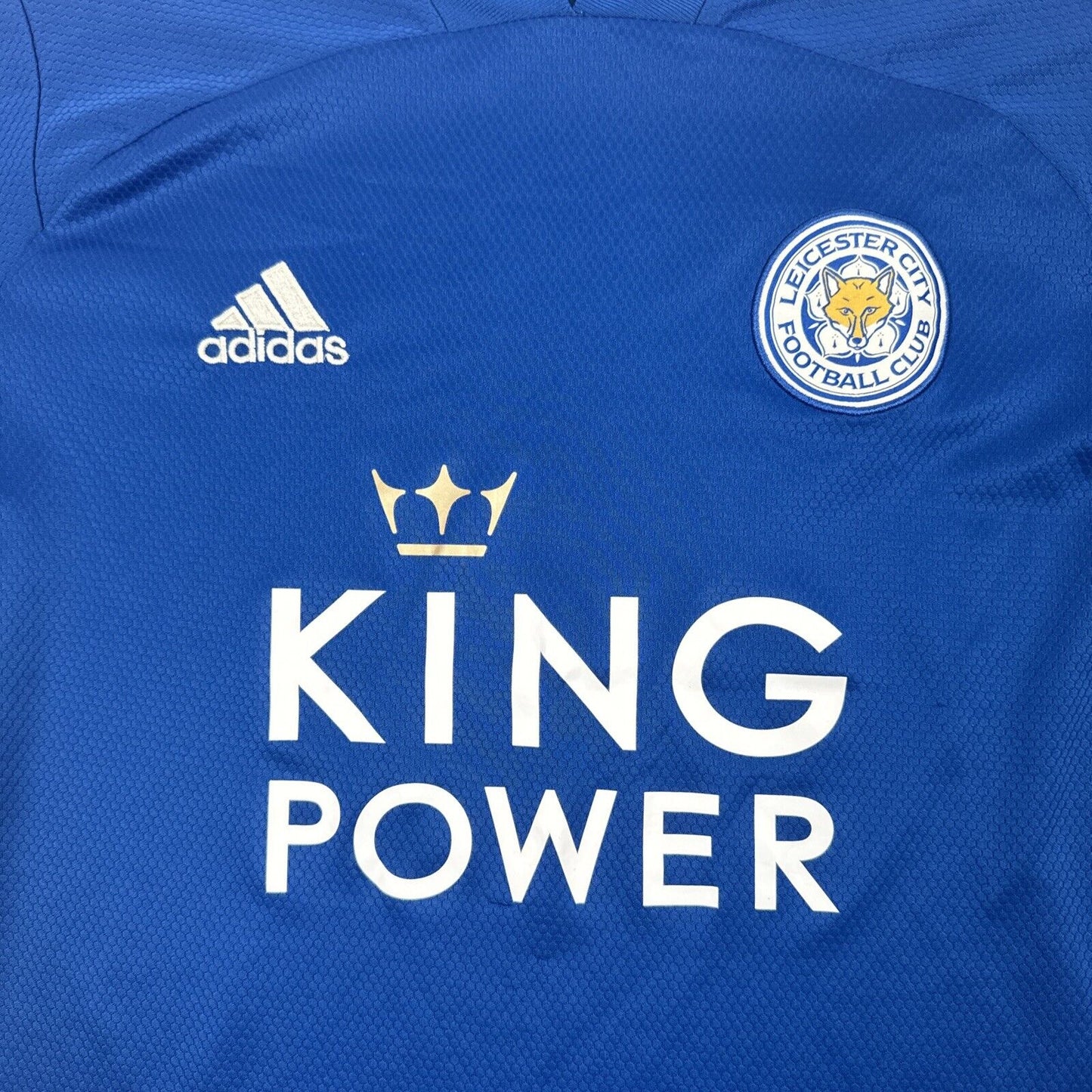 Leicester City 2020/2021 Home Football Shirt Men’s Medium - Football Shirt Kingdom