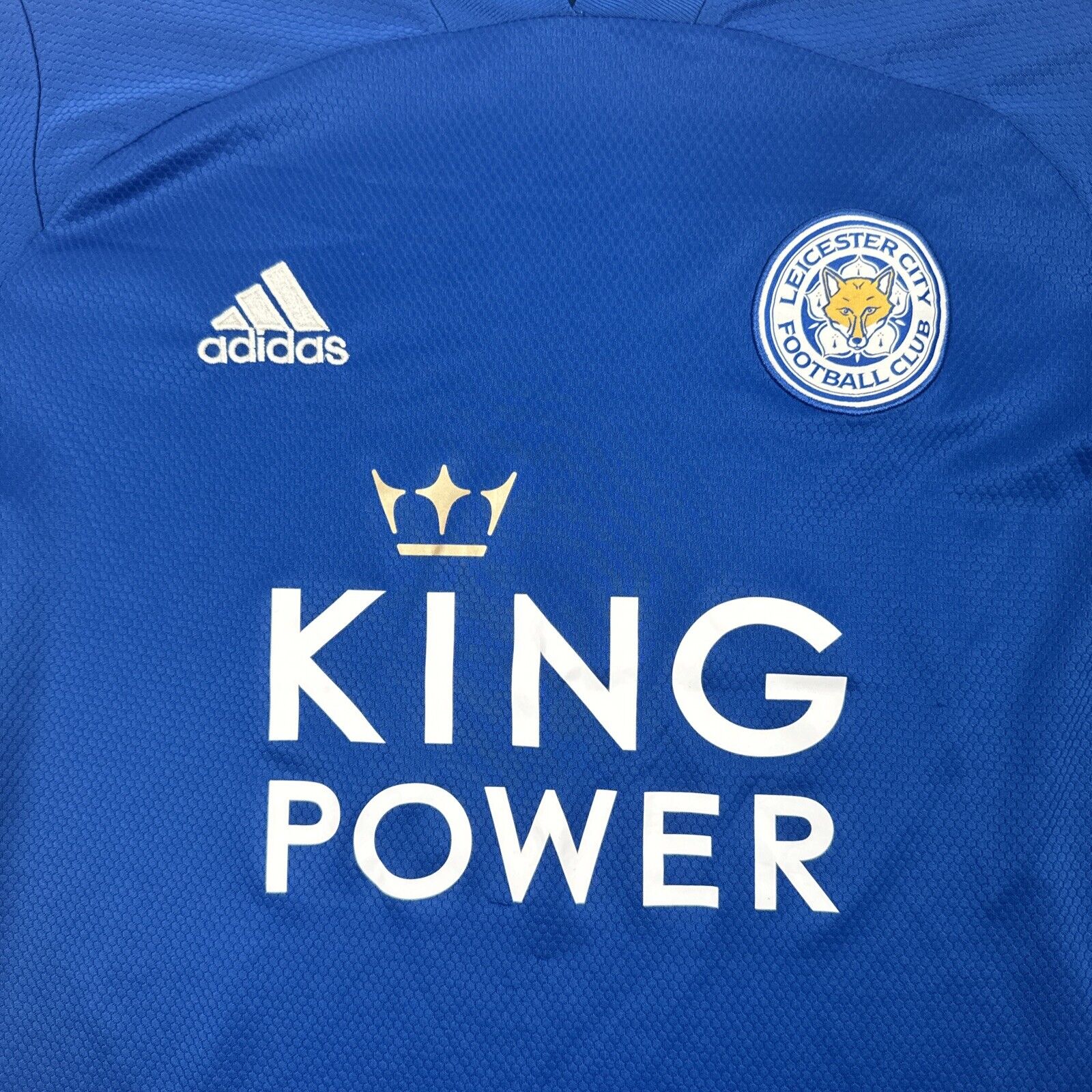 Leicester City 2020/2021 Home Football Shirt Men’s Medium - Football Shirt Kingdom