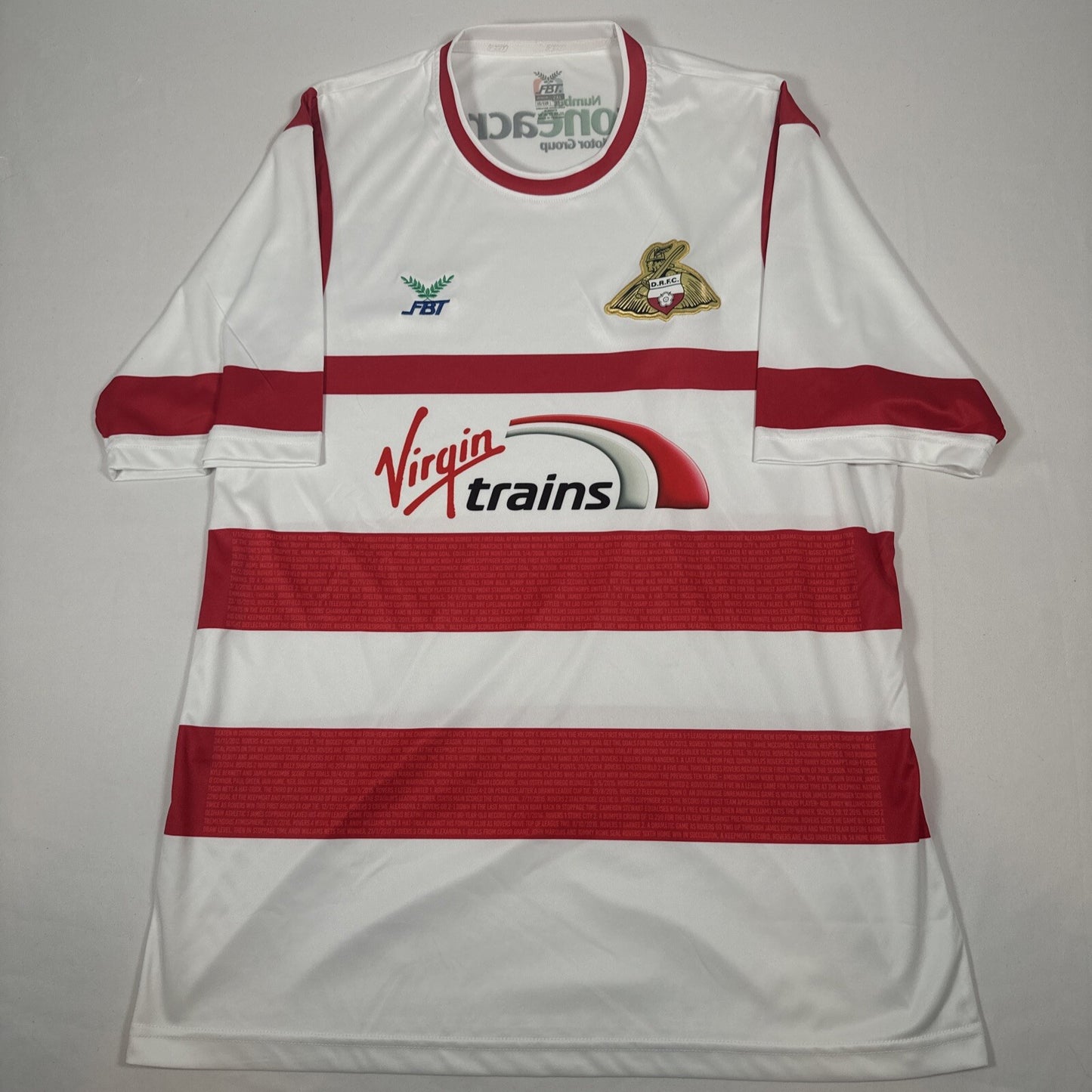 doncaster rover 2017 2018 home football shirt men s xl2