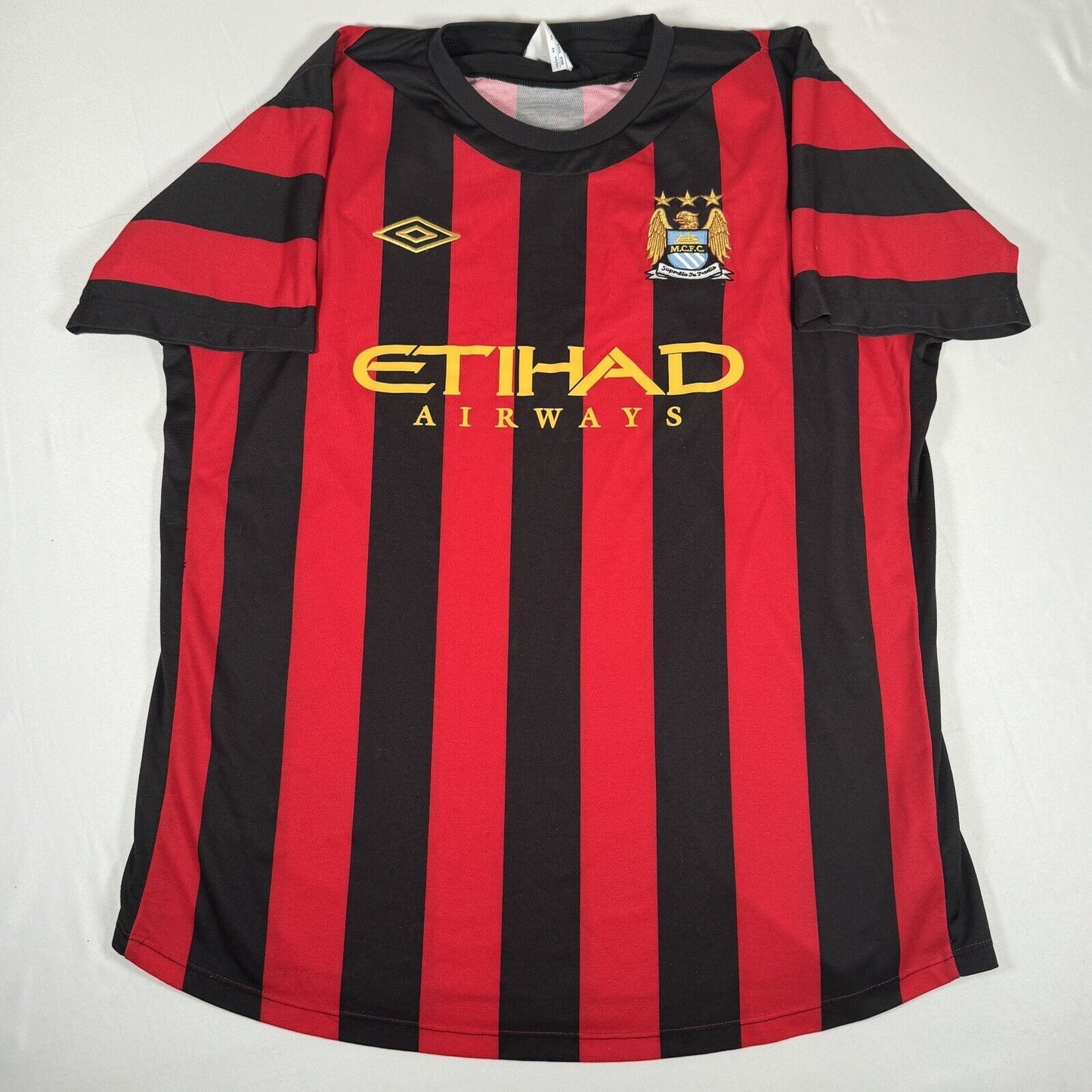 manchester city 2011 2012 away football shirt men s 44 xl2