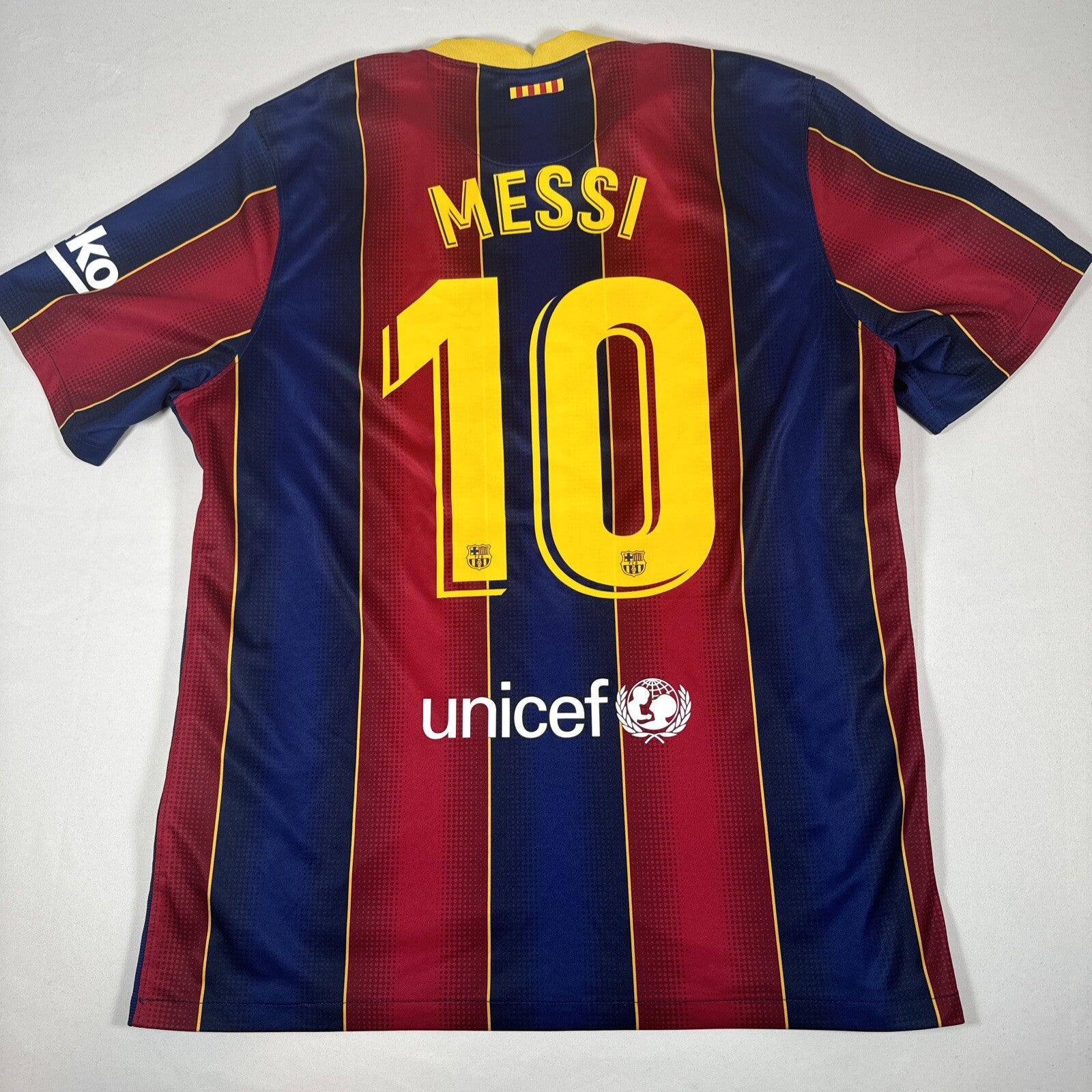 messi 10 barcelona 2020 2021 home football shirt xl2