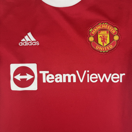 Manchester United 2021/2022 Home Football Shirt  Small