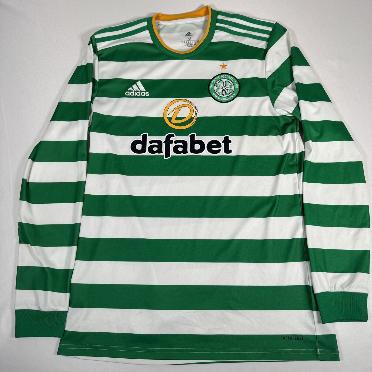 celtic 2020 2021 home football shirt long sleeve men s medium2