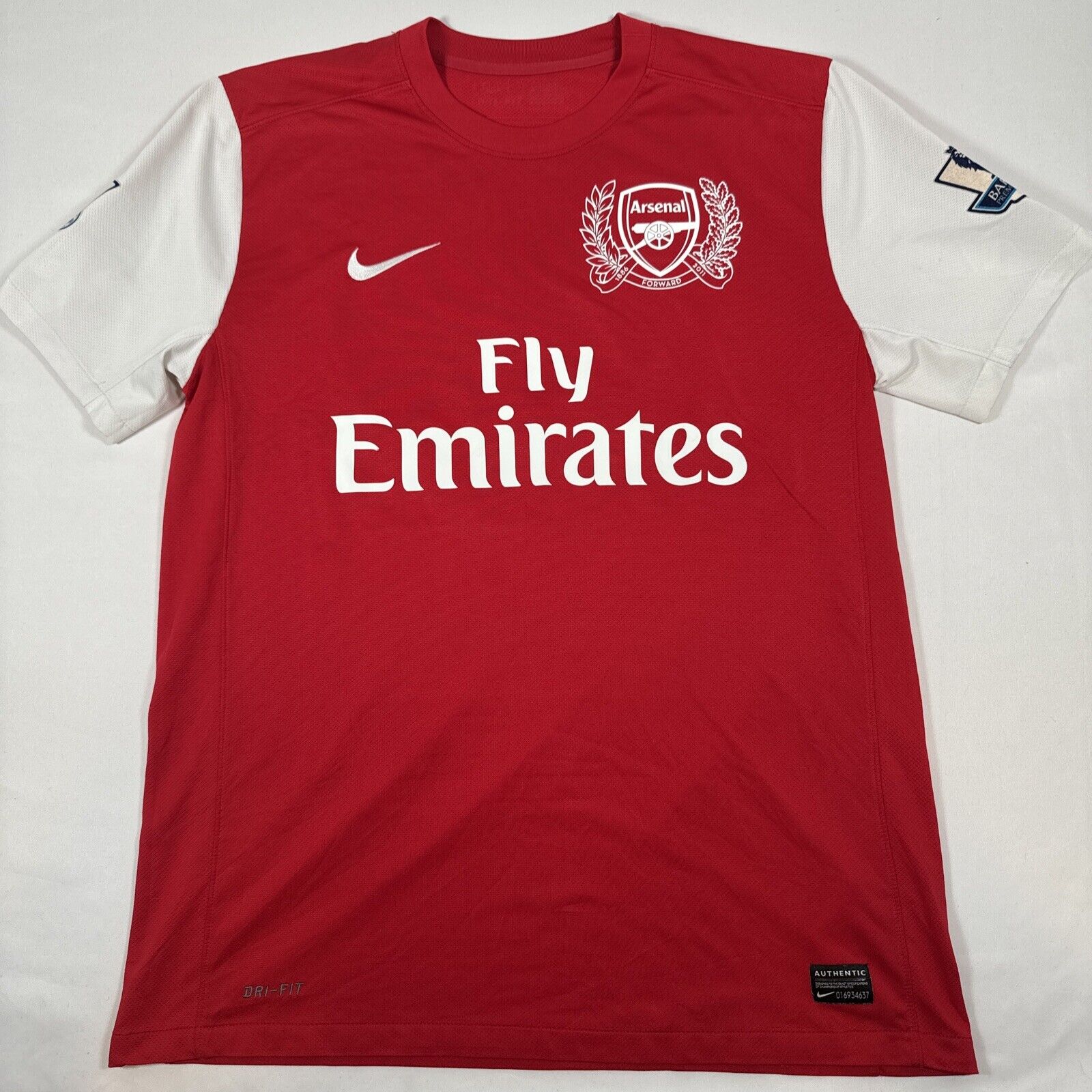 bergkamp 10 arsenal 2011 2012 home football shirt men s large4