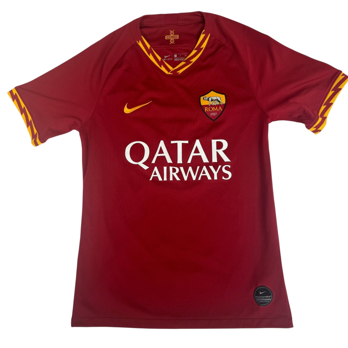 AS Roma 2019/2020 Home Football Shirt Small