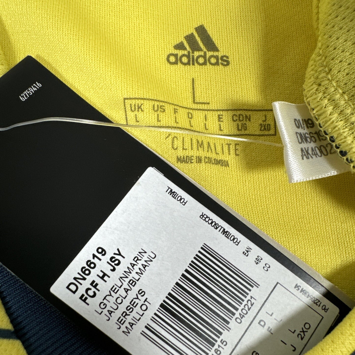 colombia 2019 2020 home football shirt bnwt men s large4