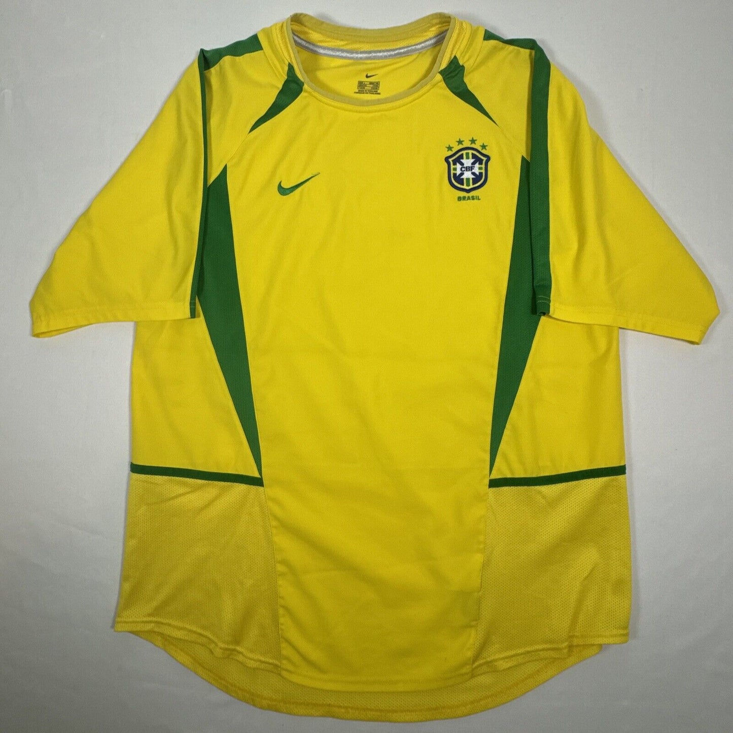 brazil 2002 2003 2004 home football shirt large2