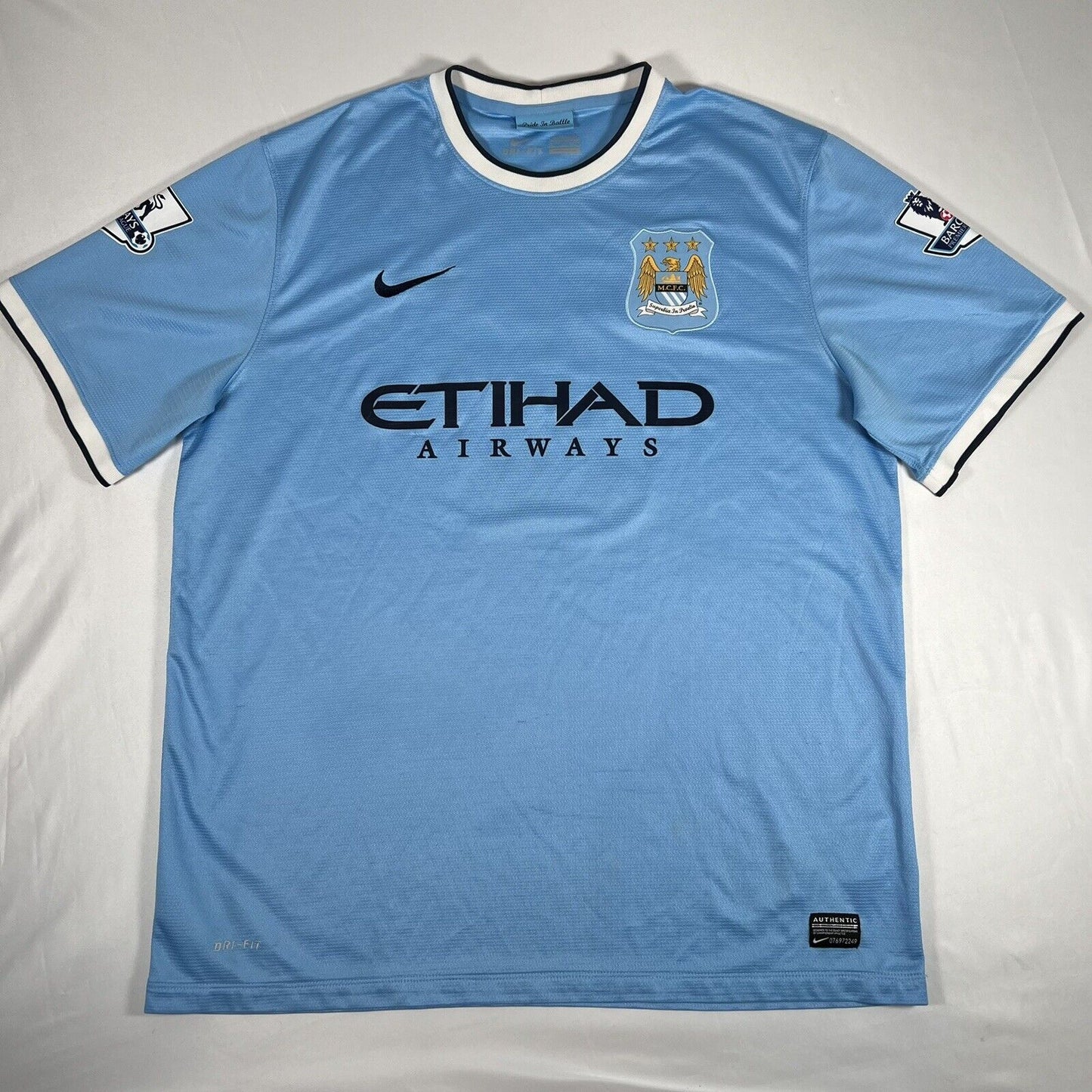 aguero 10 manchester city 2013 2014 home football shirt xl4
