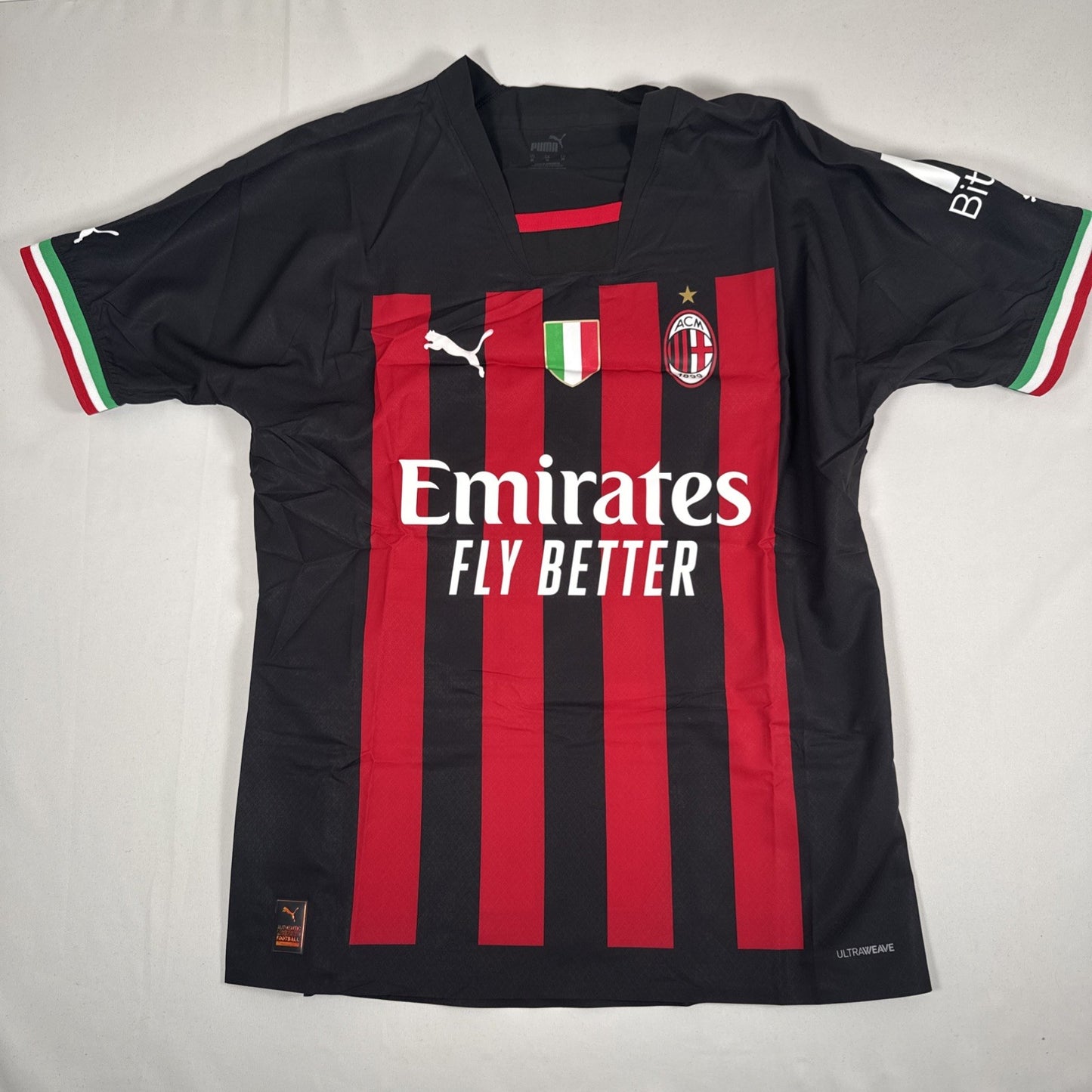 ibrahimovic 23 ac milan 2022 2023 home football shirt medium weave6