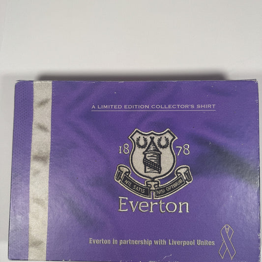 Everton 2009/2010 Third Limited Edition Boxed Football Shirt Large