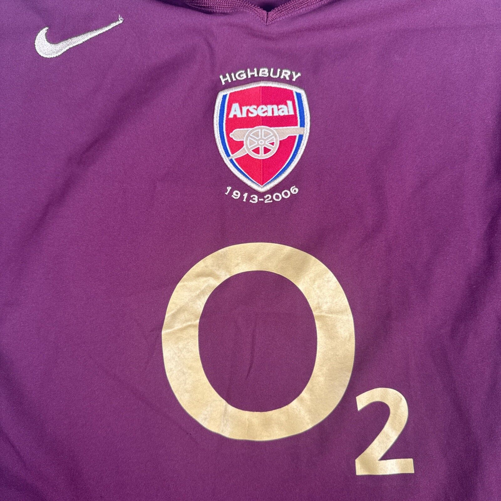 Arsenal 2005/2006 Home Football Shirt  Men’s Large - Football Shirt Kingdom