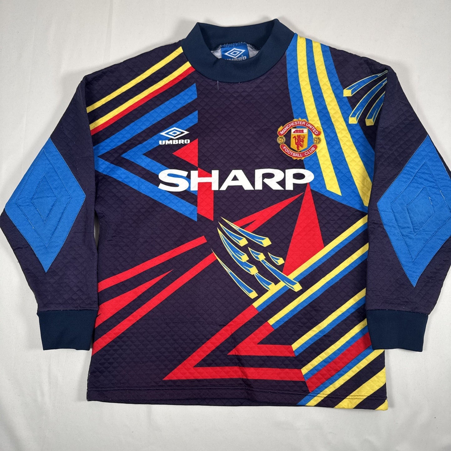 1 manchester united 1992 1993 goalkeeper football shirt small3