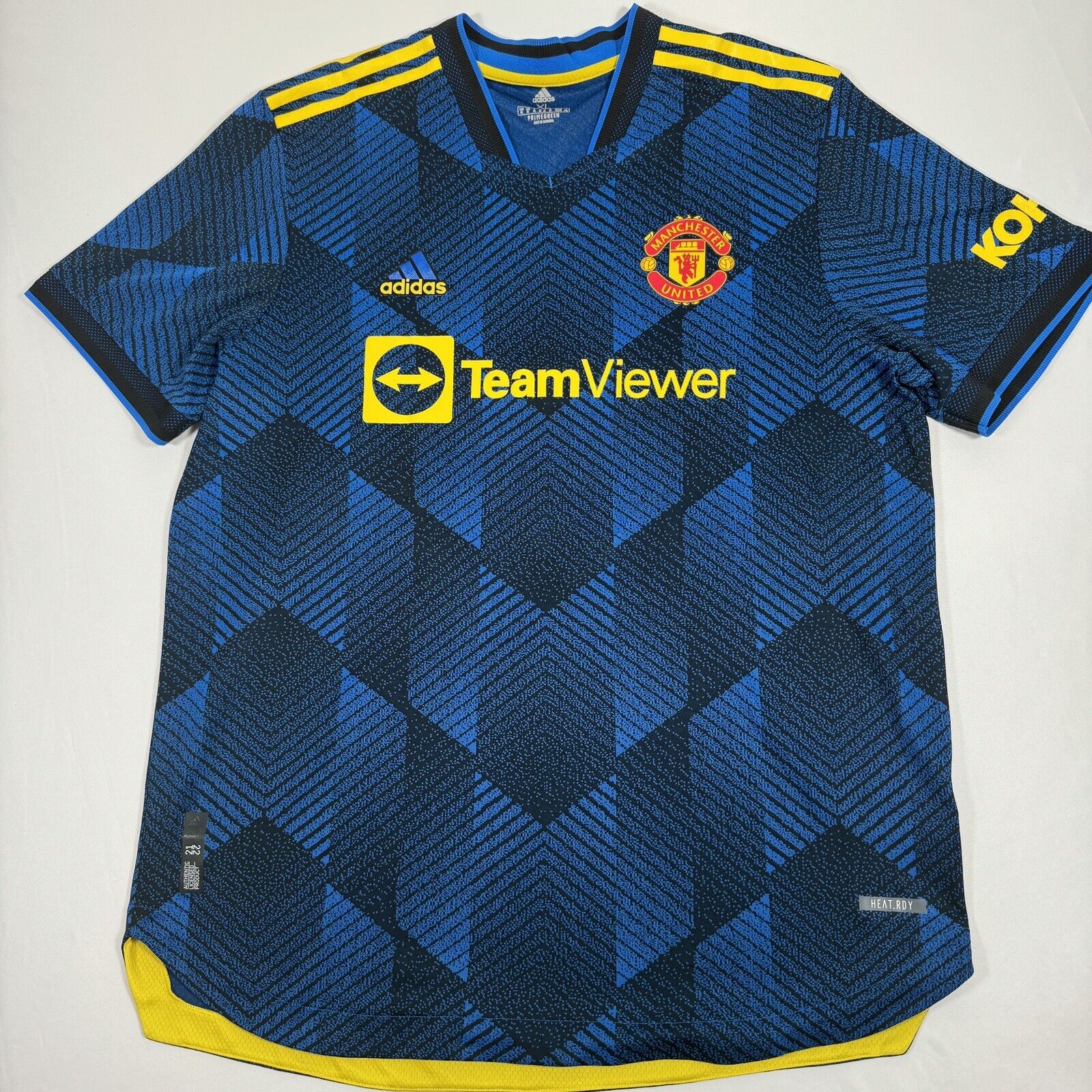 manchester united 2021 2022 third football shirt heay rdy xl2