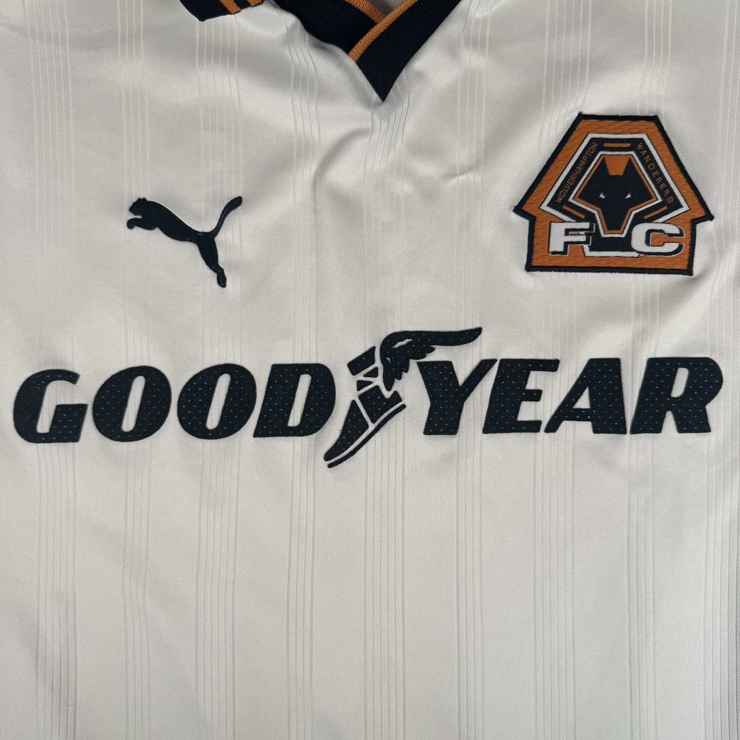 Wolverhampton Wanderers Wolves 1999/2000 Away Long Football Shirt Large