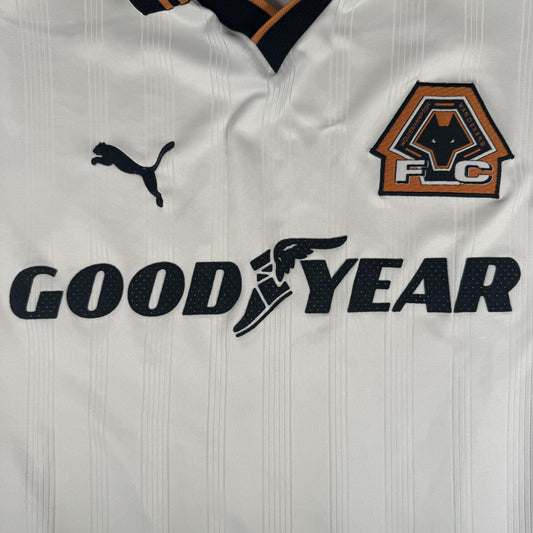 Wolverhampton Wanderers Wolves 1999/2000 Away Long Football Shirt  Large