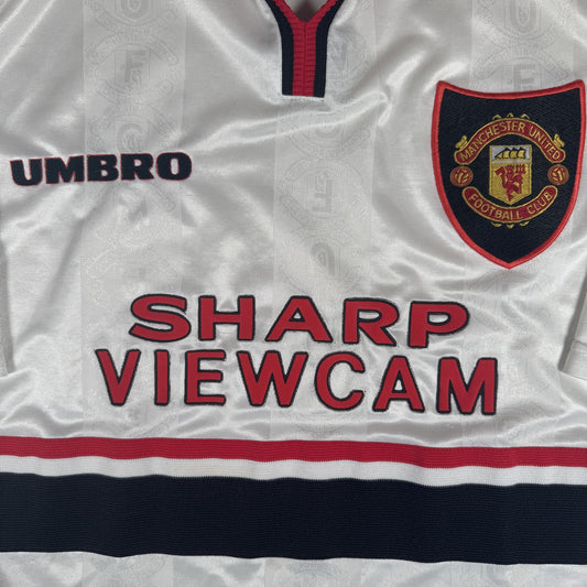 Manchester United 1997/1998/1999 Away Football Shirt  XL