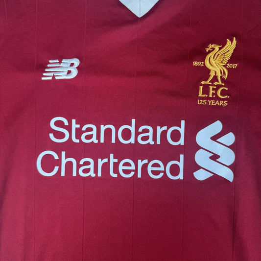 Liverpool 2017/2018 125 Years Home Football Shirt  Medium