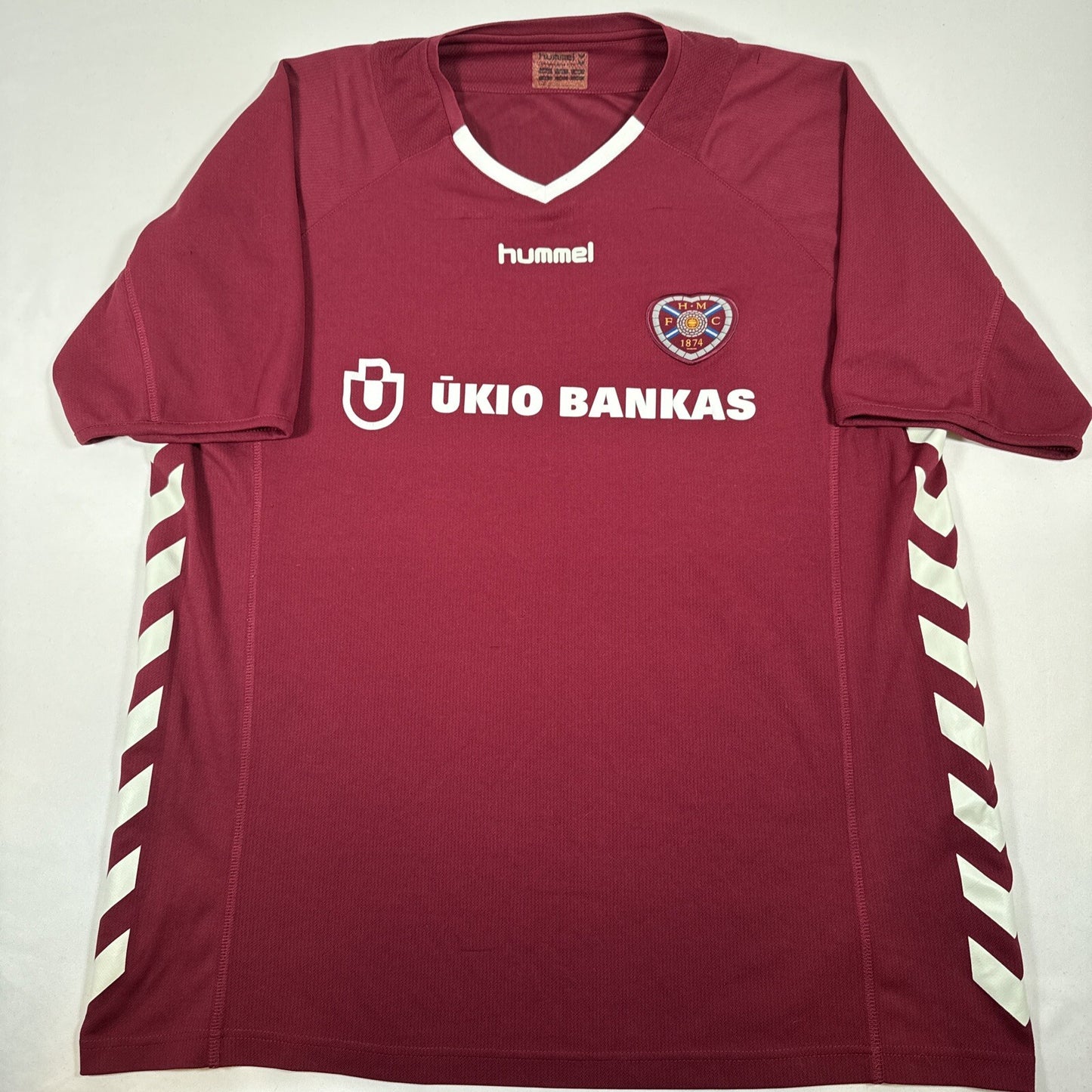 hearts heart of midlothian 2005 2006 home football shirt 2xl xxl2