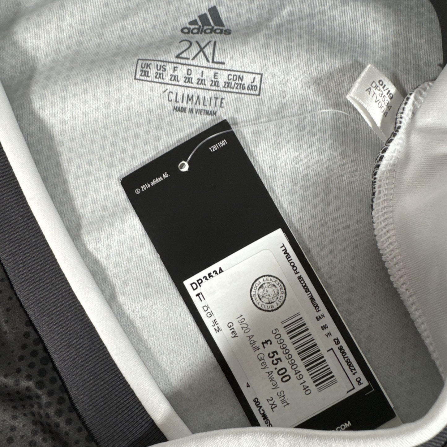 leicester city 2019 2020 away football shirt tribute bnwt 2xl xxl5