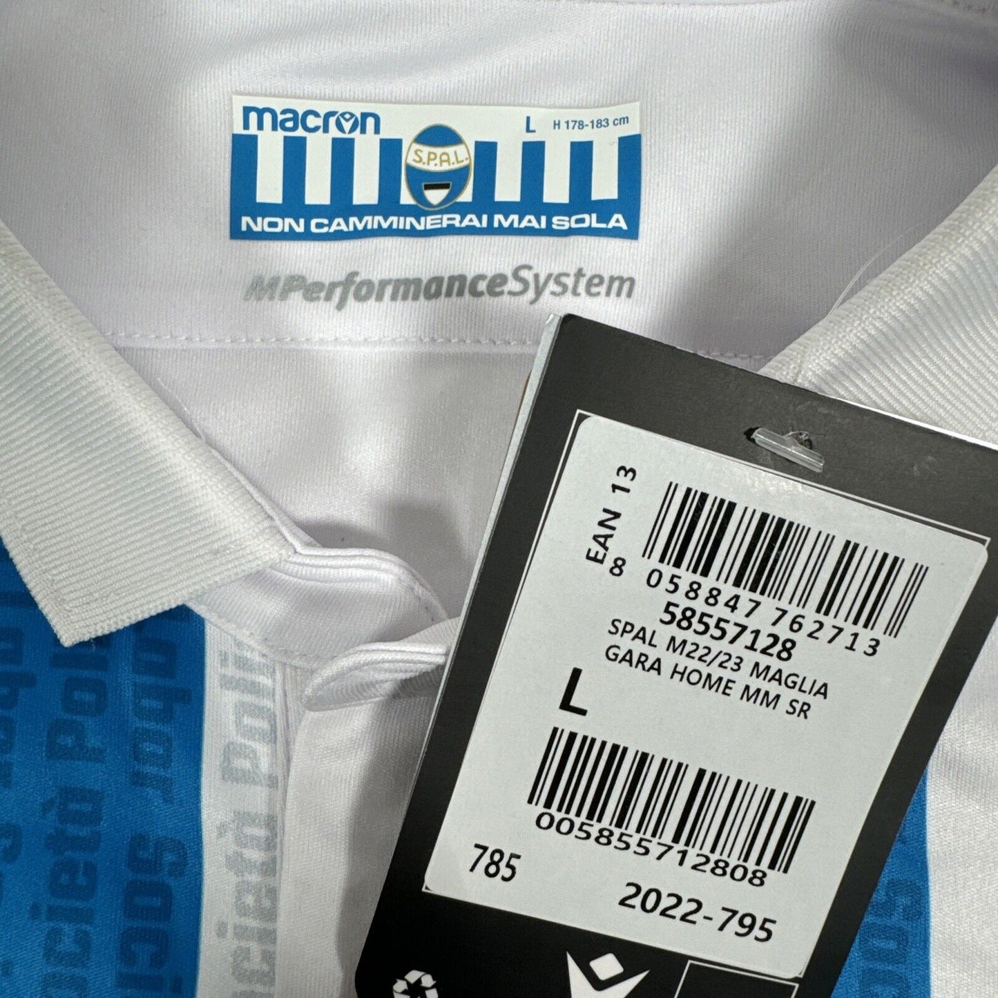 spal 2022 2023 home football shirt bnwt large4