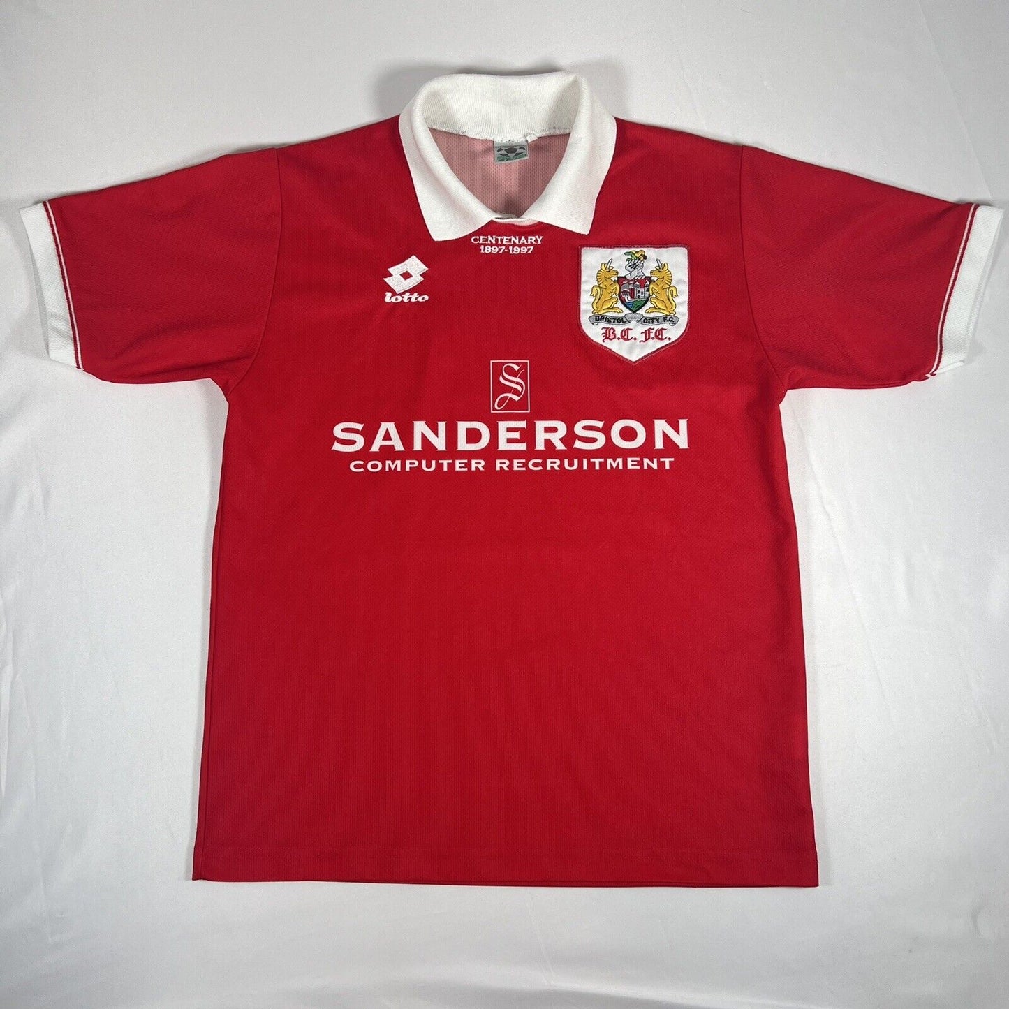 bristol city 1996 1997 home football shirt small2