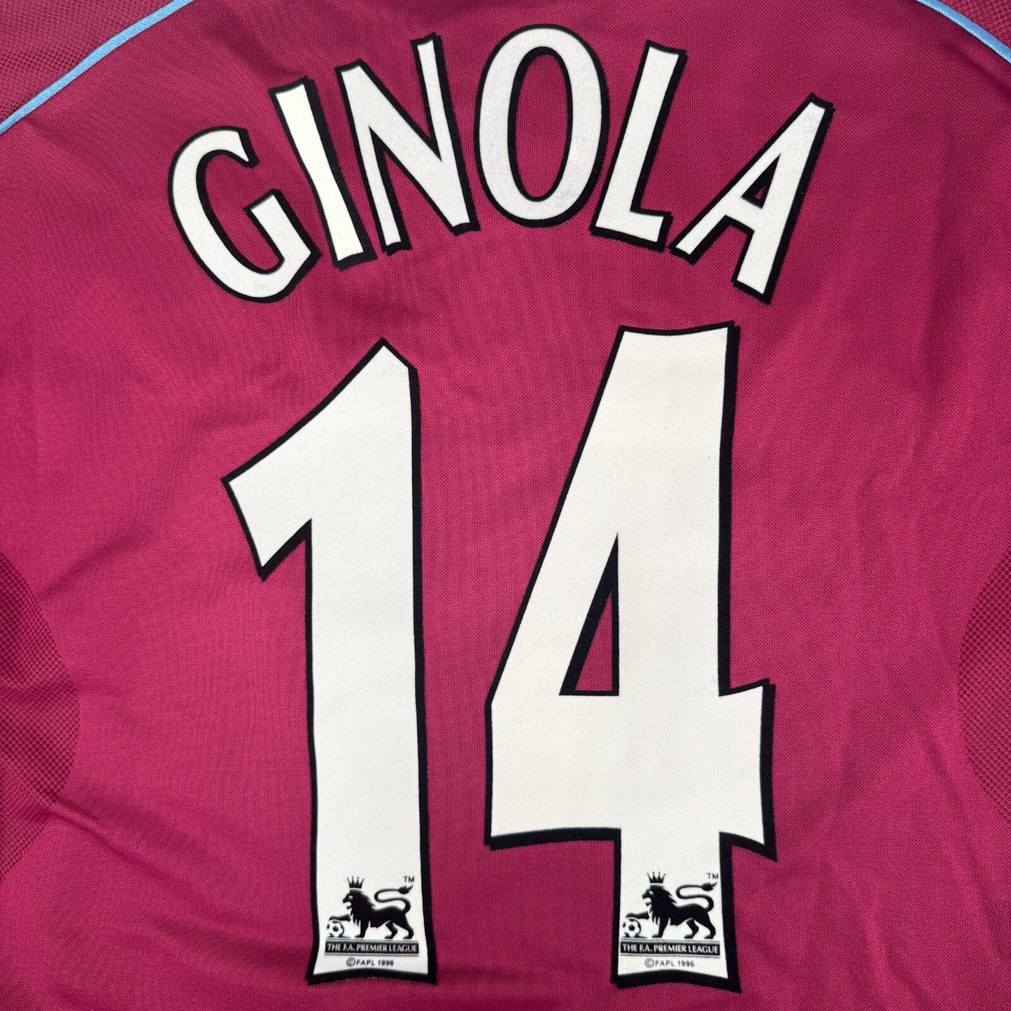 ginola 14 aston villa 2001 2002 home football shirt large1