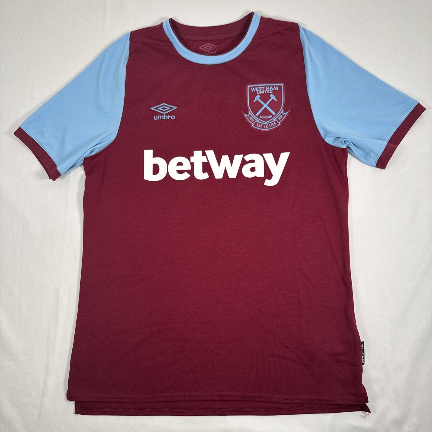 west ham united 2020 2021 home football shirt 125 years large2