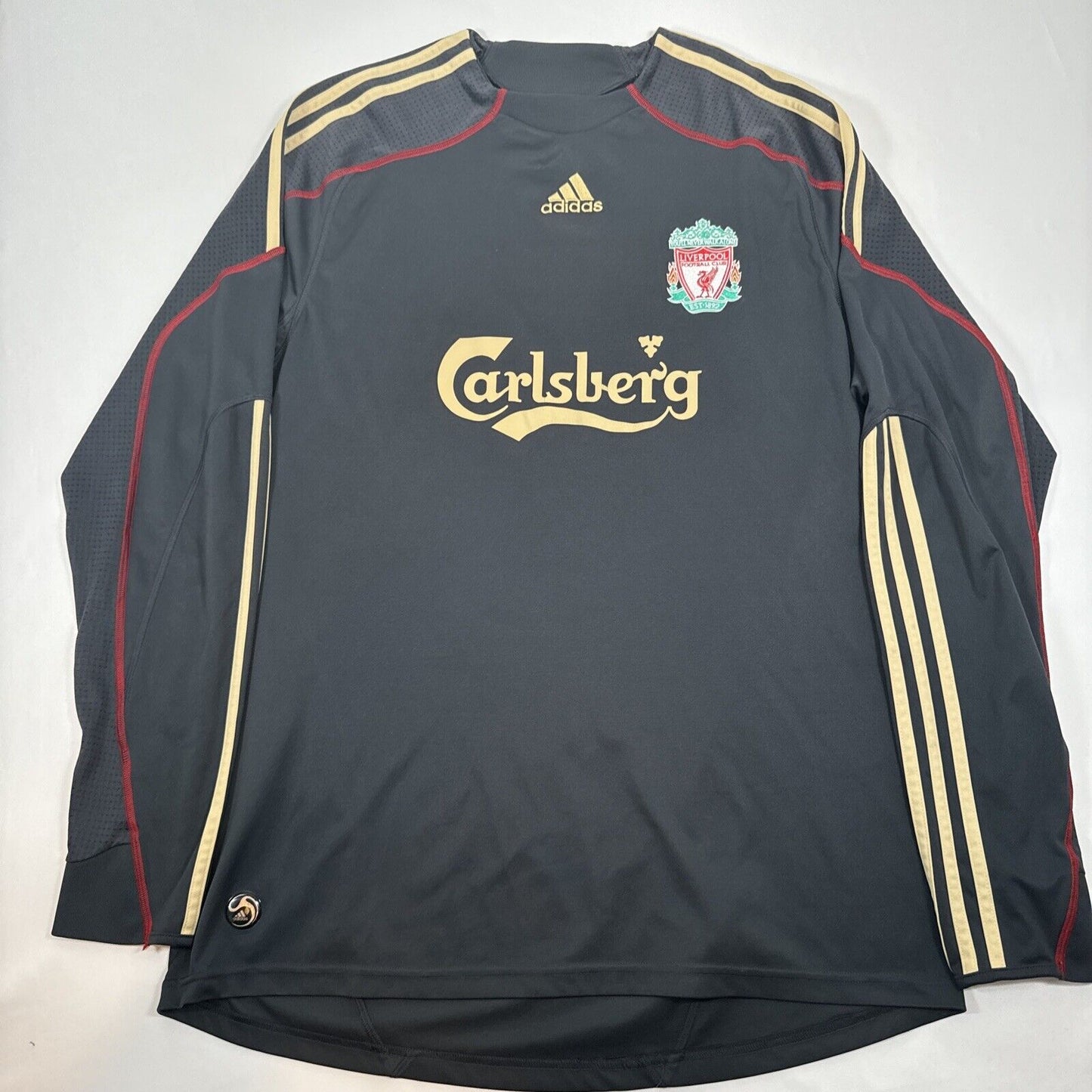 liverpool 2009 2010 away football shirt long sleeve large2