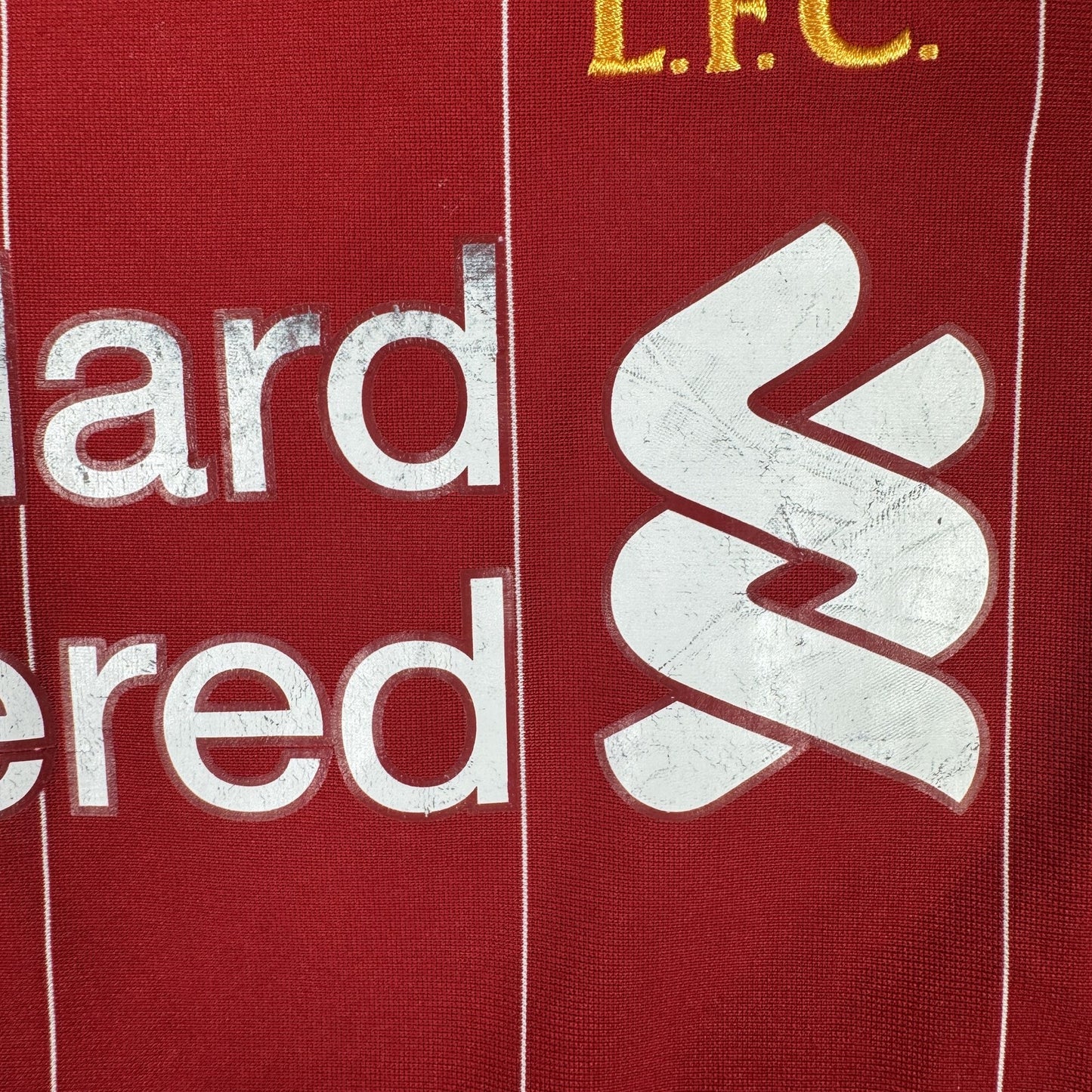 VIRGIL 4 Liverpool 2019/2020 Home Football Shirt Small