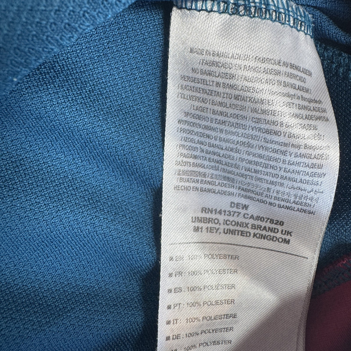 West Ham United 2018/2019 Away Football Shirt 3XL XXXL
