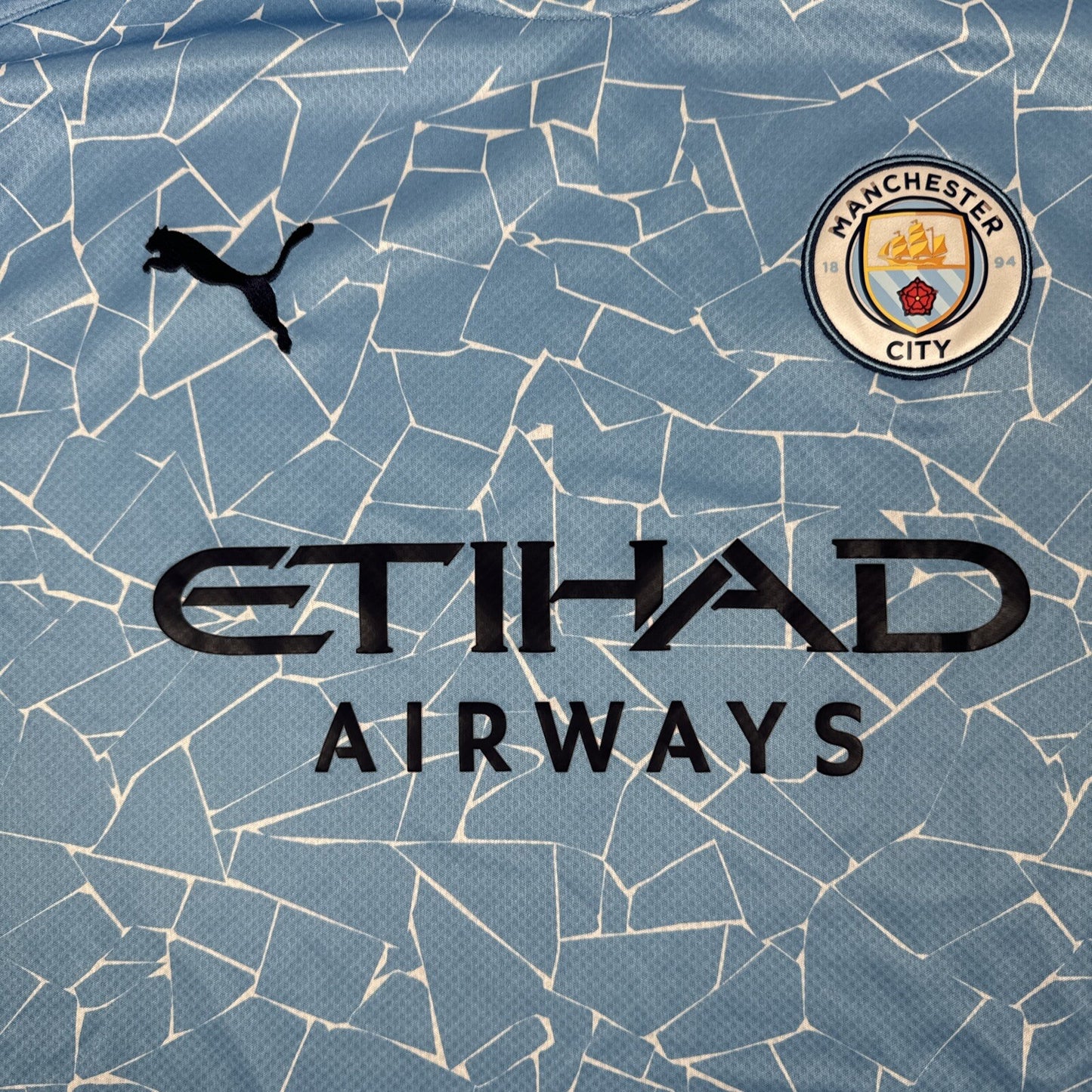 manchester city 2020 2021 home football shirt long sleeve large1