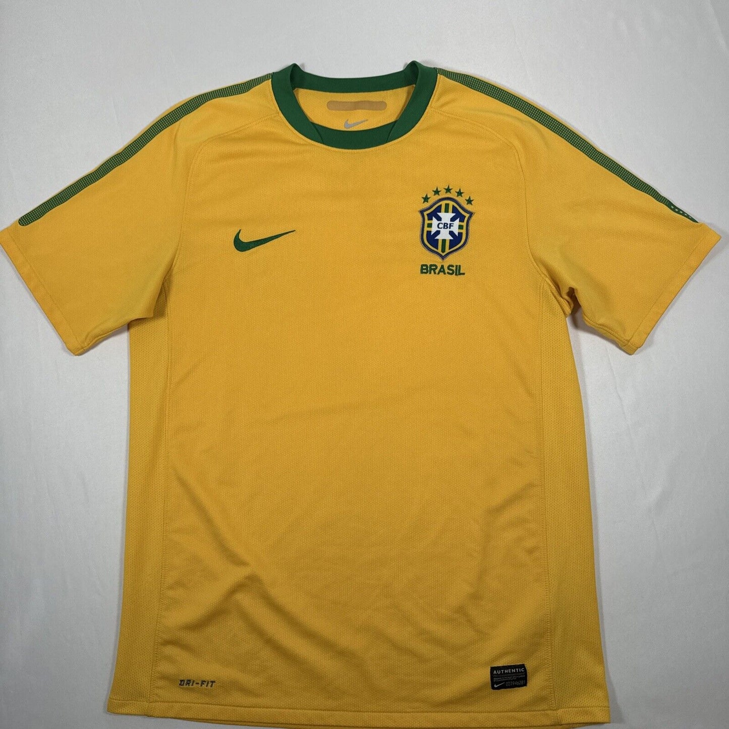 brazil 2010 2011 2012 home football shirt medium2