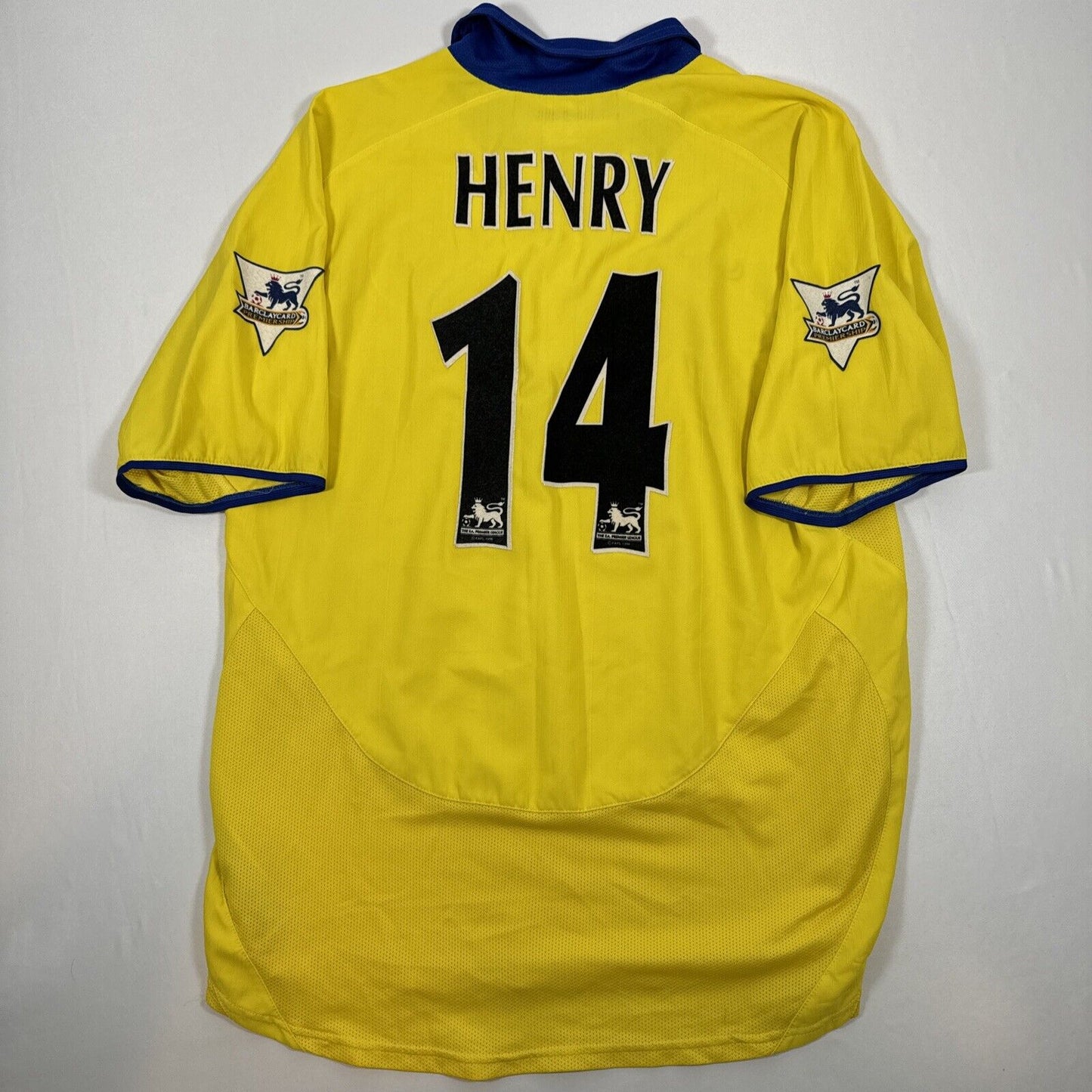 HENRY 10 Arsenal 2003/2004 Away Football Shirt Medium