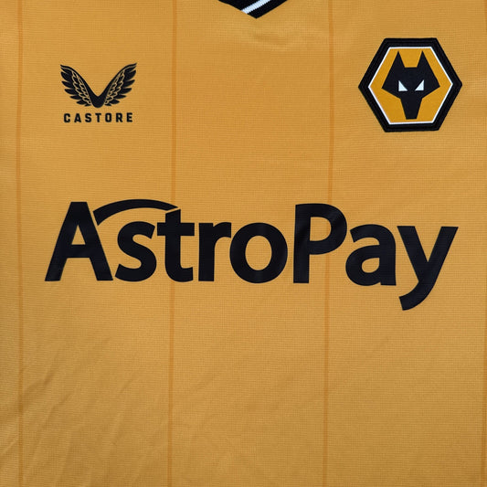 wolverhampton wolves 2023 2024 home football shirt men s medium1