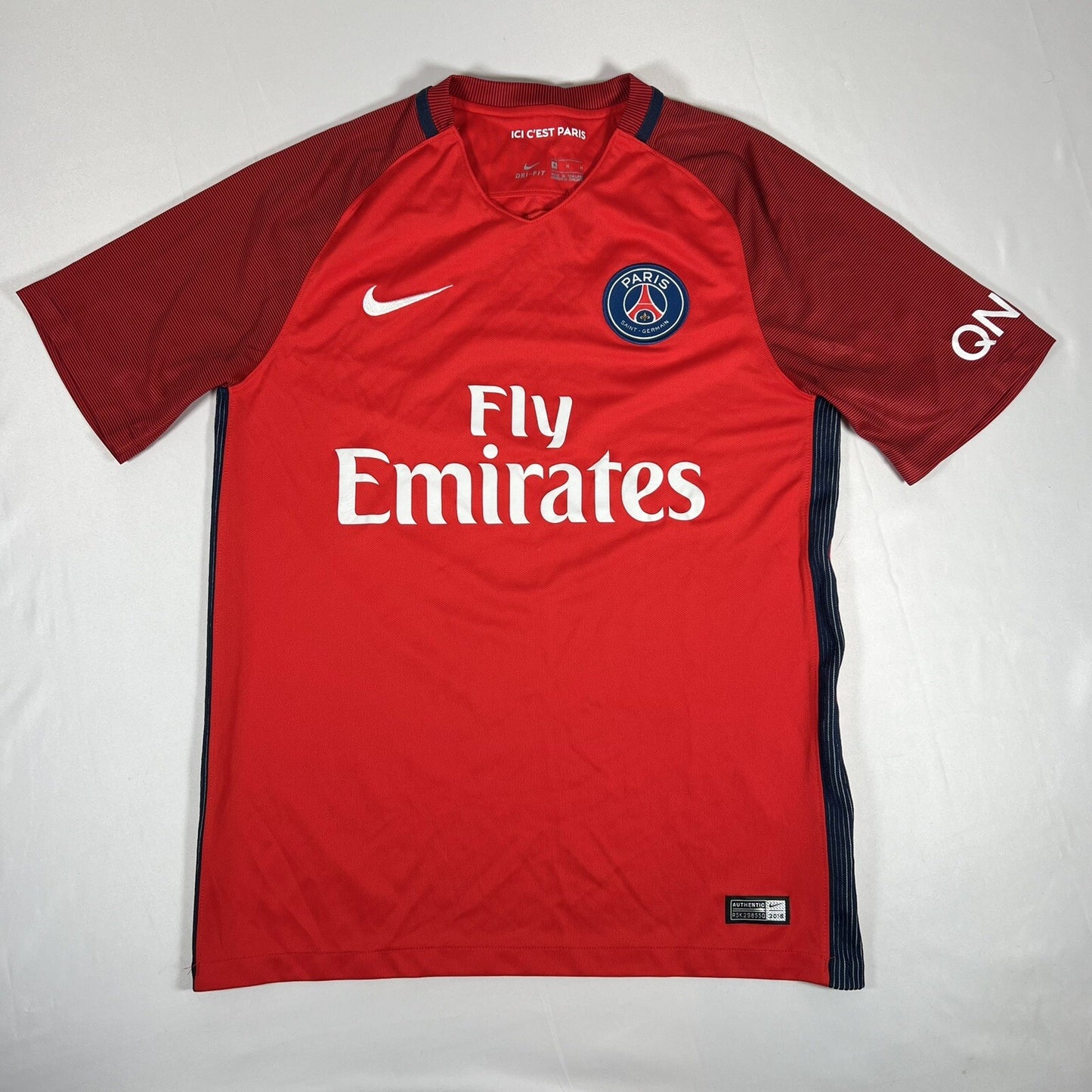 psg paris saint germain 2016 2017 away football shirt men s medium 12