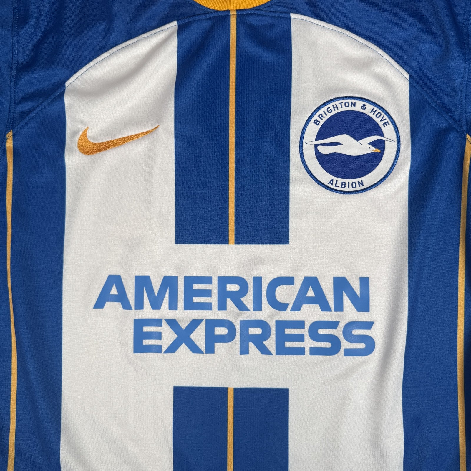 Brighton & Hove Albion 2022/2023 Home Football Shirt Large