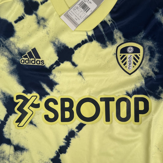leeds united 2022 2023 away football shirt large bnwt1