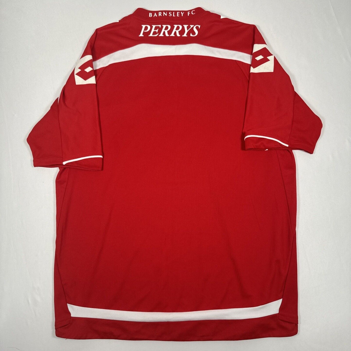 barnsley 2010 2011 home football shirt men s large 13