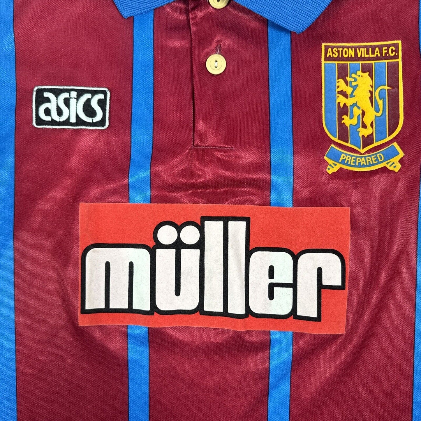 Aston Villa 1993/1994/1995 Home Football Shirt Men’s XL - Football Shirt Kingdom