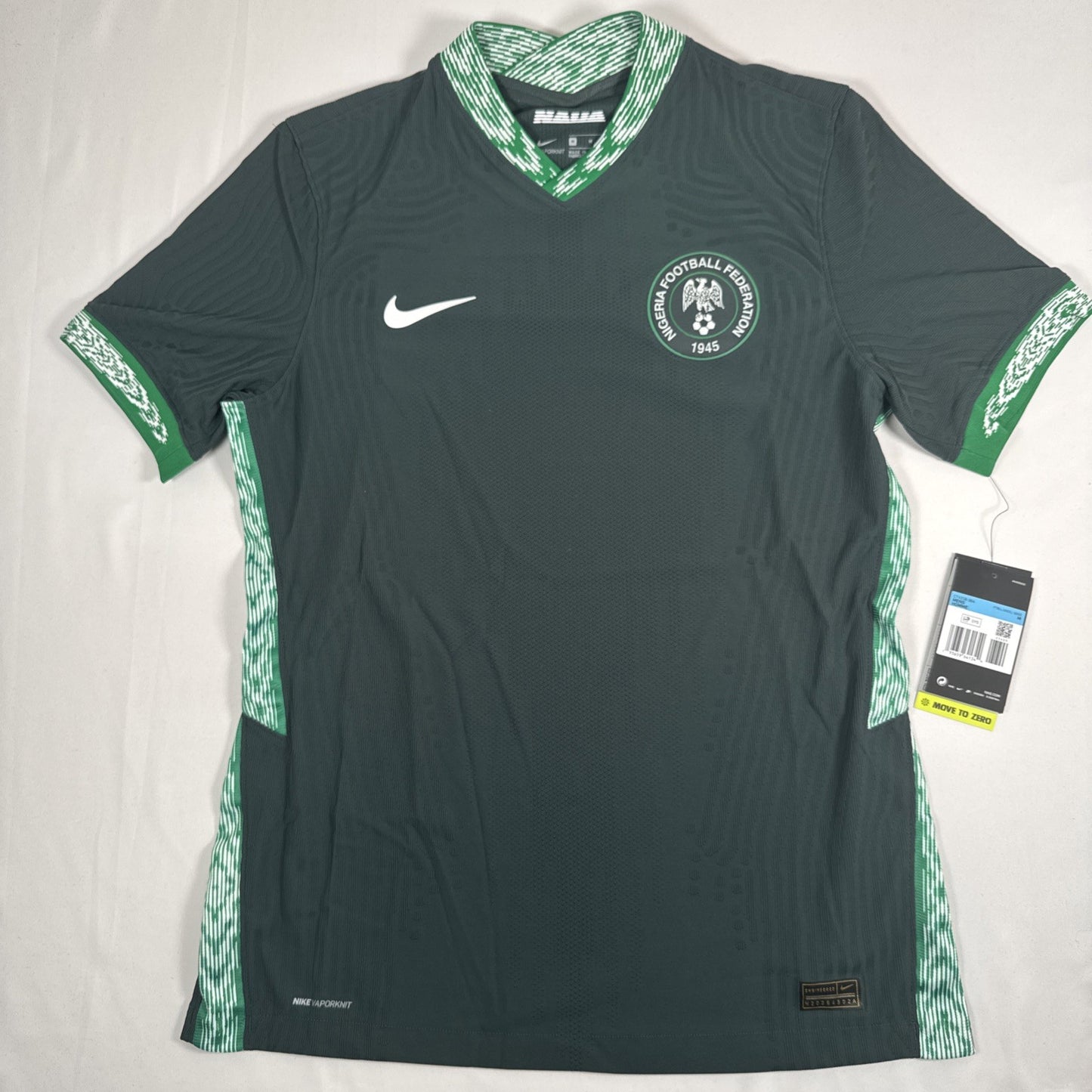 nigeria 2020 2021 2022 away football shirt vaporknit medium bnwt2