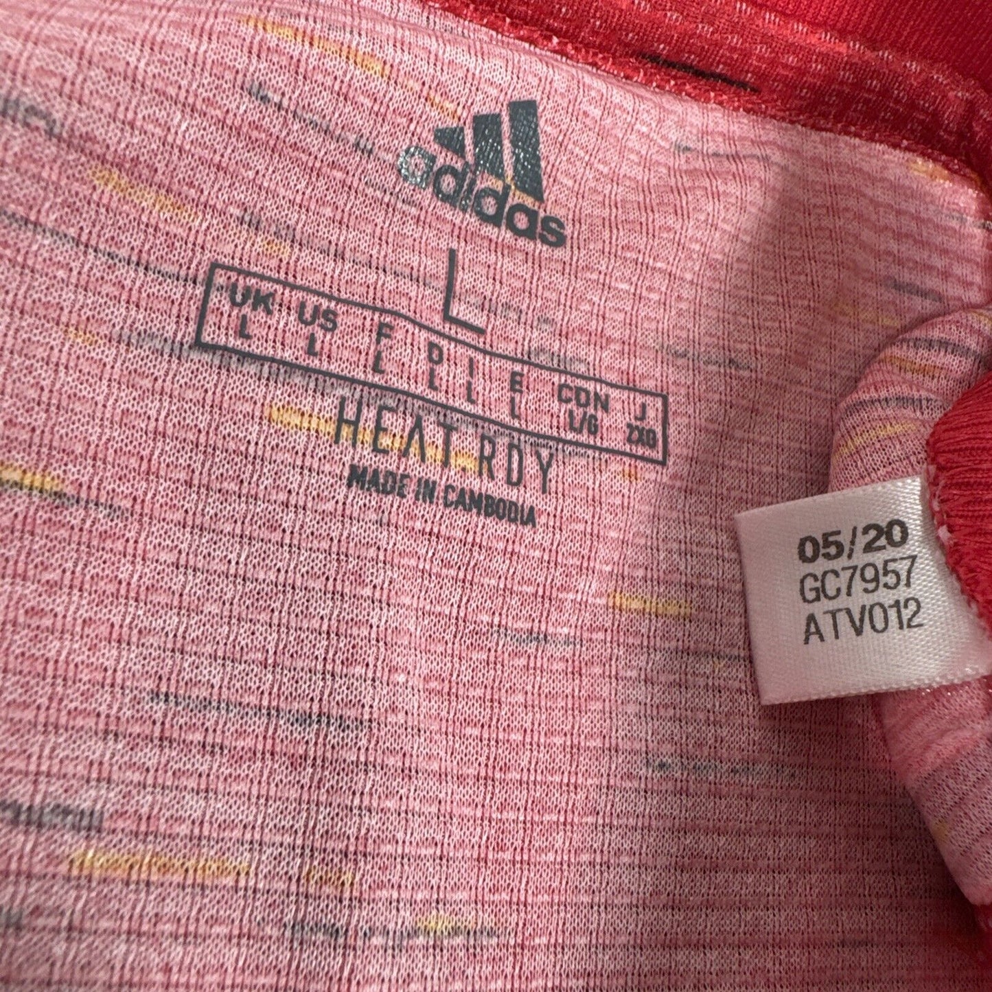 ronaldo 7 manchester united 2020 2021 heat rdy spec home football shirt large7