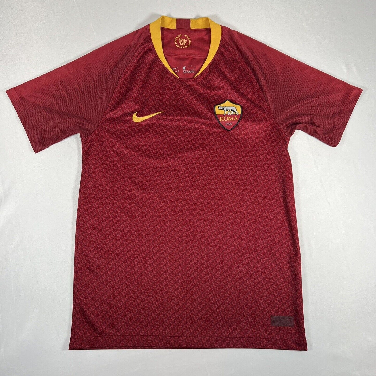 roma 2018 2019 home football shirt men s small2