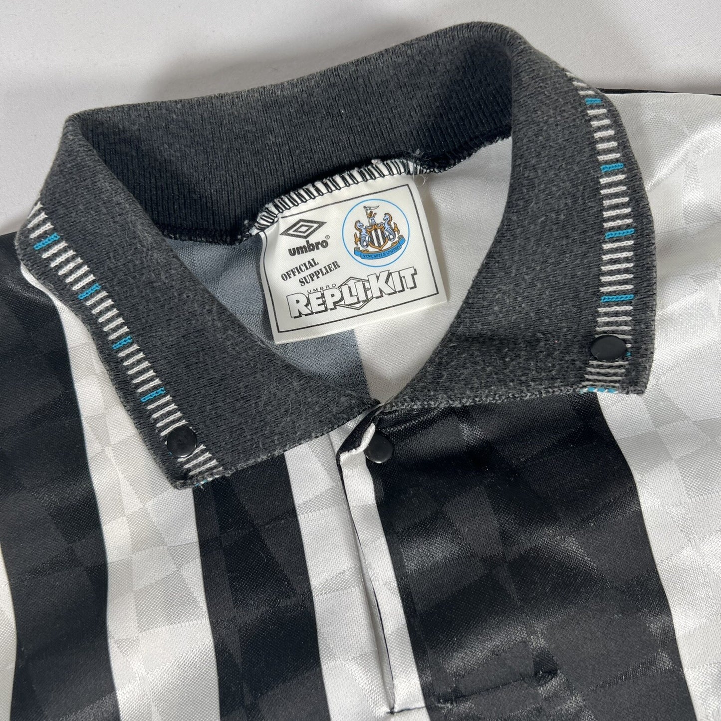 newcastle united 1990 1991 1992 1993 home football shirt xl4