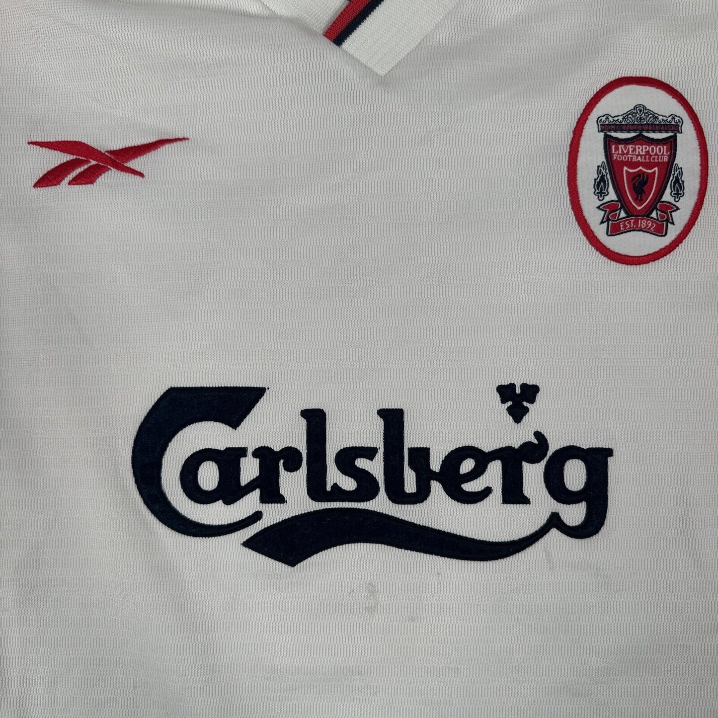 Liverpool 1998/1999/2000 Away Third Football Shirt Men’s Medium - Football Shirt Kingdom