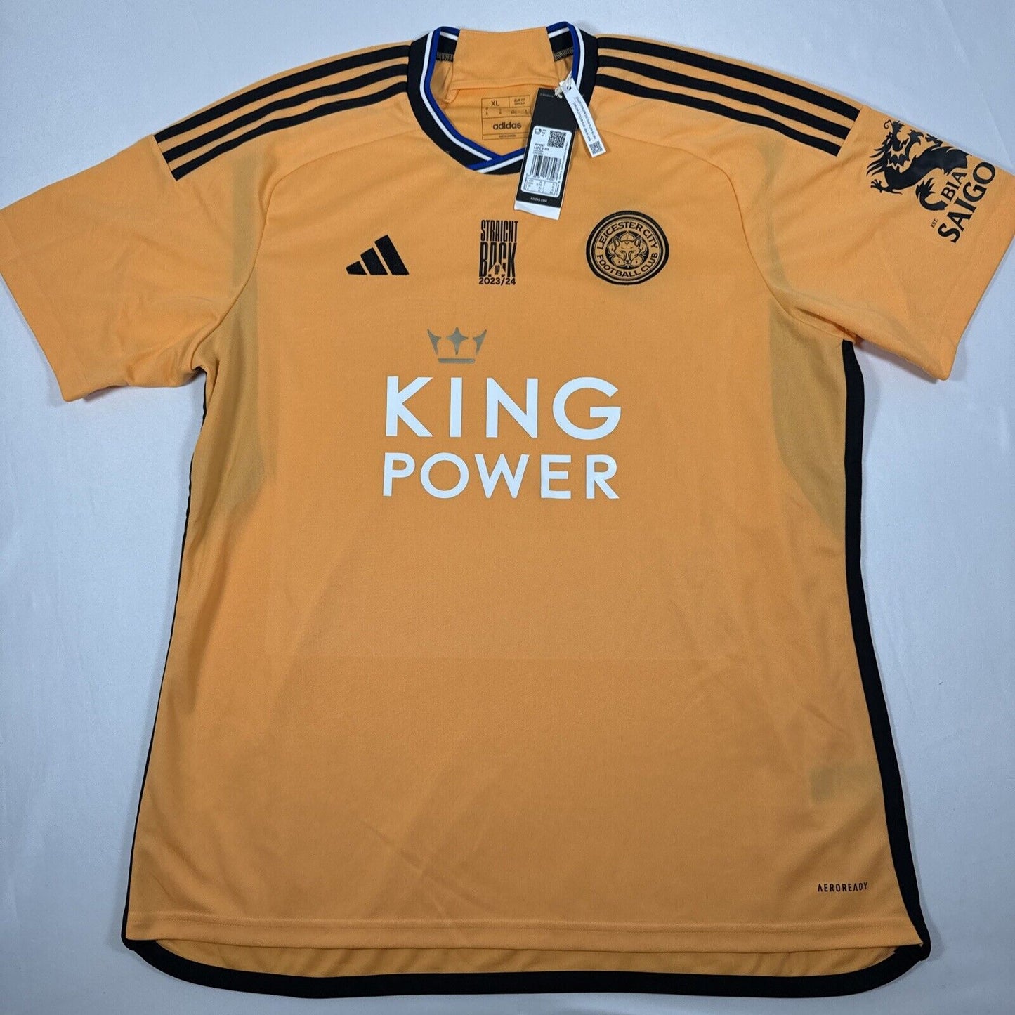 leicester city 2023 2024 third football shirt men s bnwt xl2