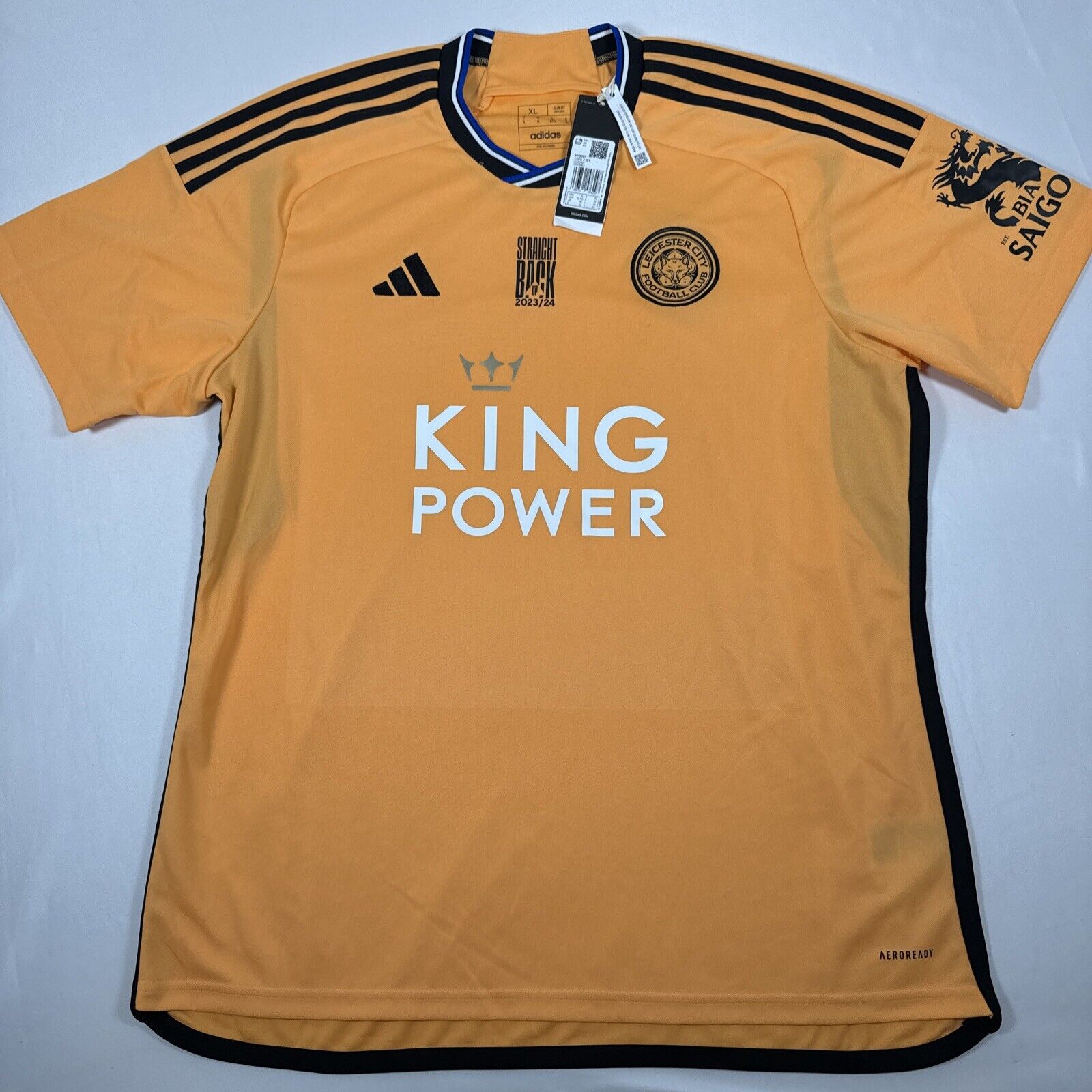 leicester city 2023 2024 third football shirt men s bnwt xl2