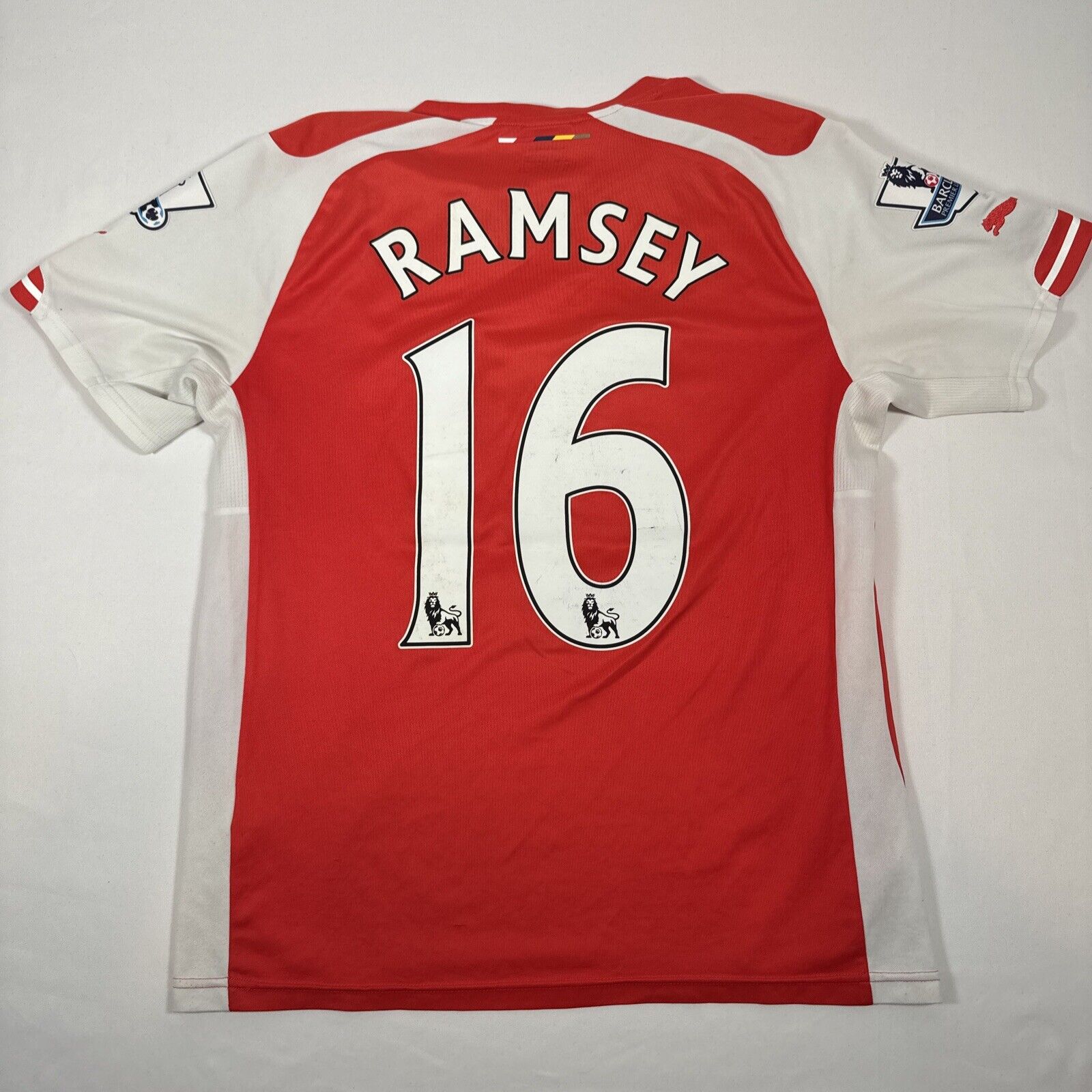 ramsey 16 arsenal 2014 2015 home football shirt men s medium2