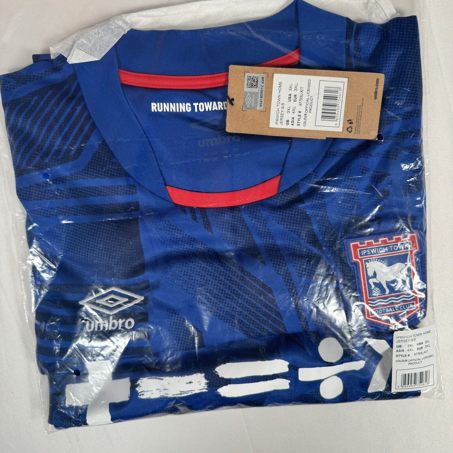 Ipswich Town 2022/2023 Home Football Shirt BNWT 3XL XXXL - Football Shirt Kingdom