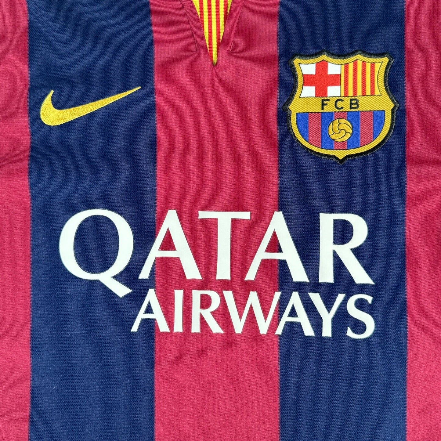 Barcelona 2014/2015 Home Football Shirt Men’s XL - Football Shirt Kingdom