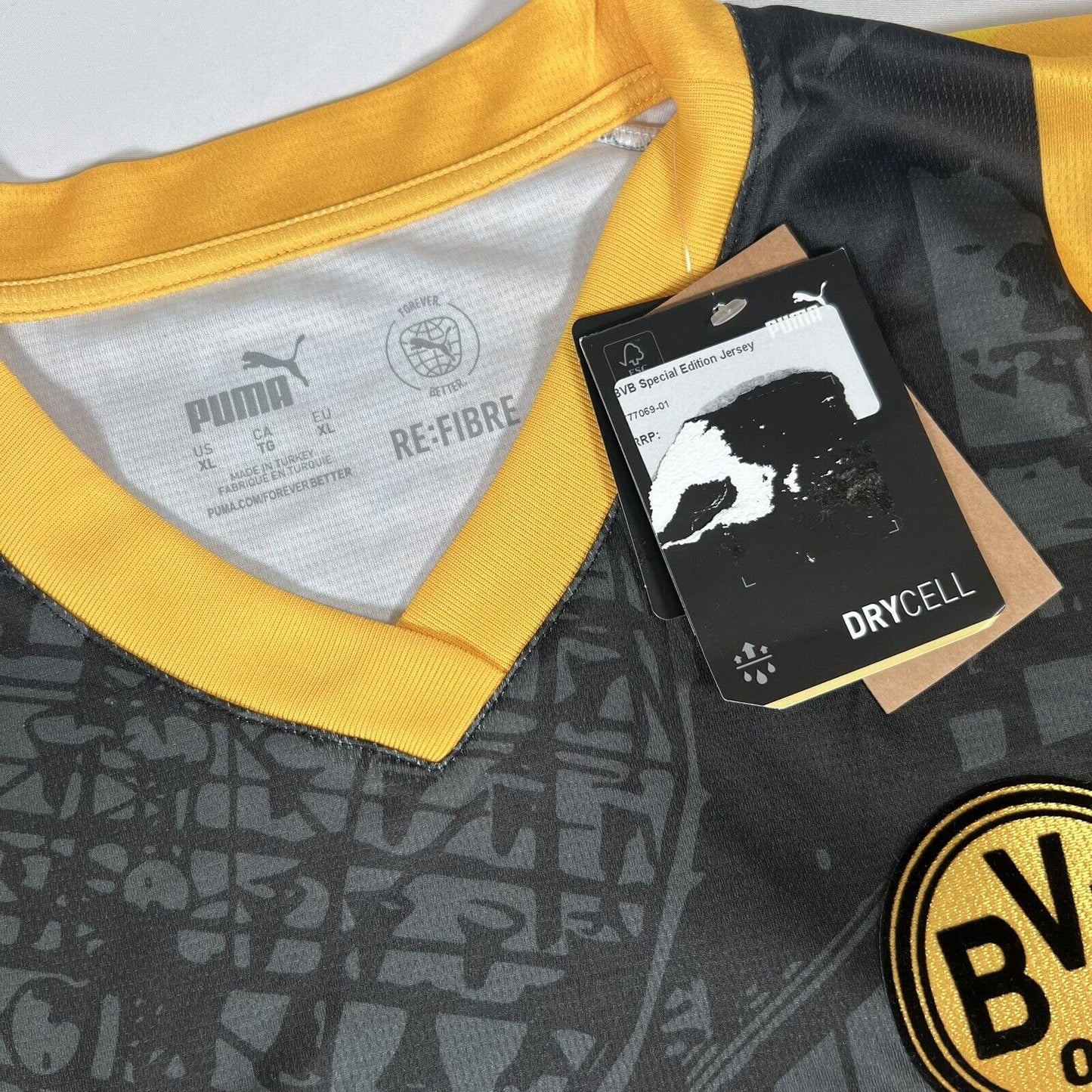 borussia dortmund 2023 2024 anniversary special football shirt bnwt xl4